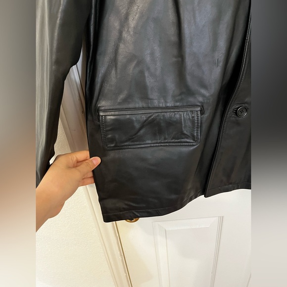 Banana Republic 100% Genuine Leather Jacket Size Men’s M - Picture 4 of 11